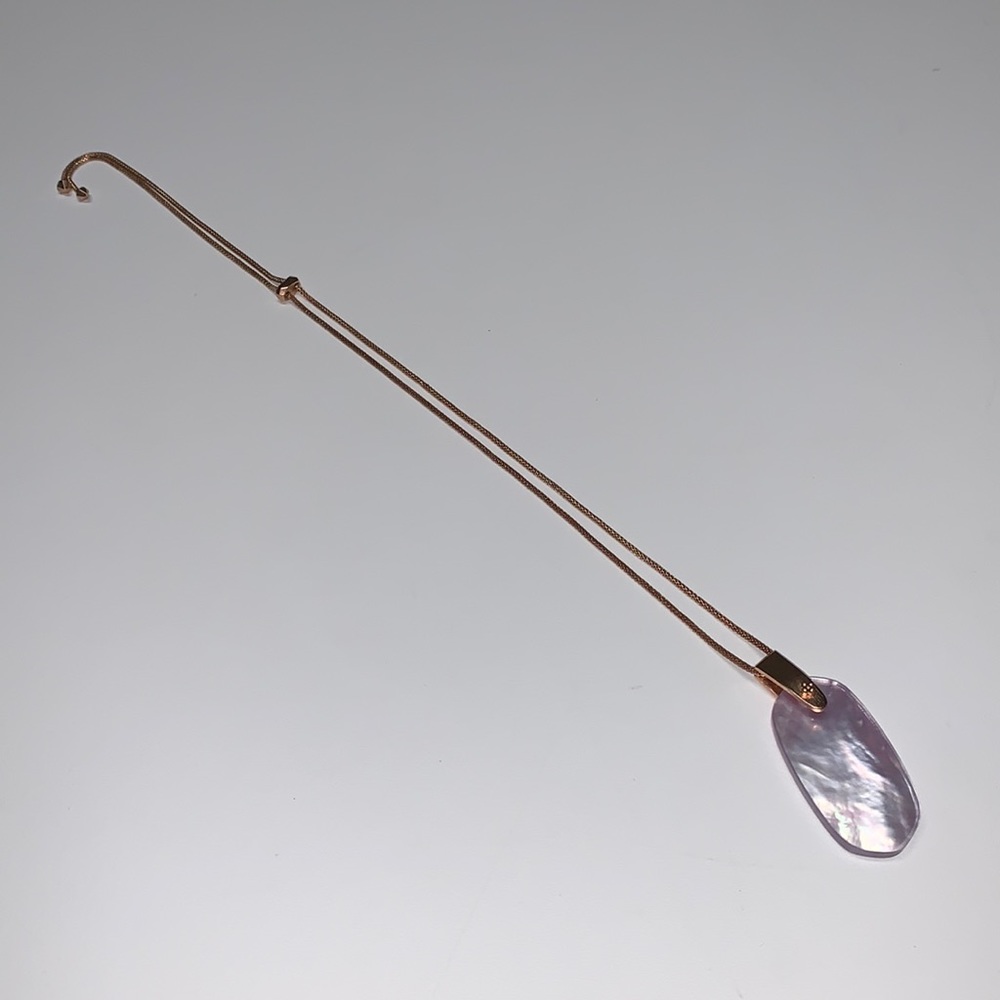 Kendra Scott Inez Rose Gold Long Pendant - Picture 8 of 15